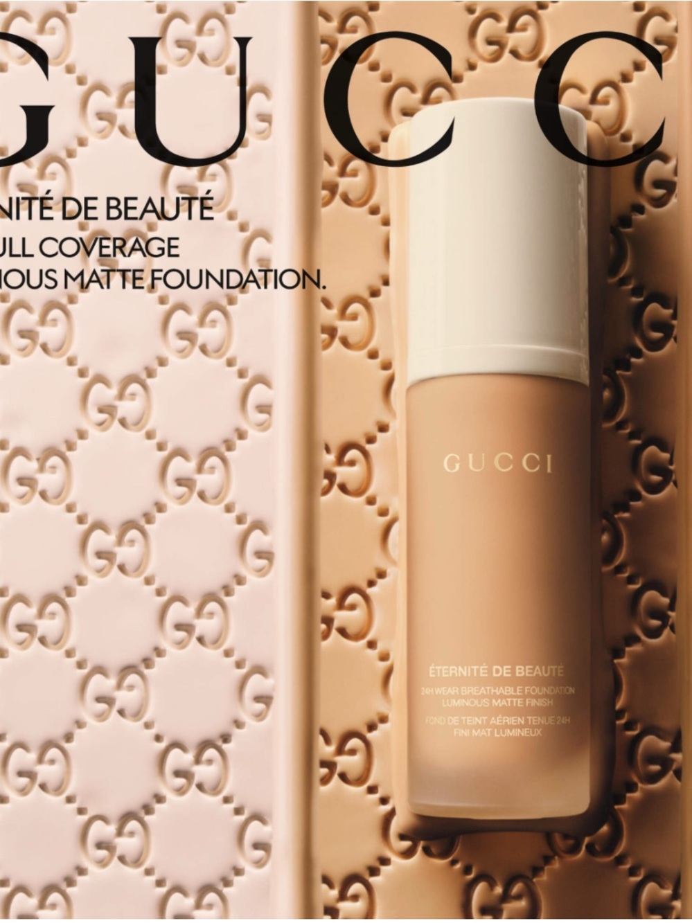 Gucci Eternité De Beauté Full Coverage Matte Foundation — 132W Fair